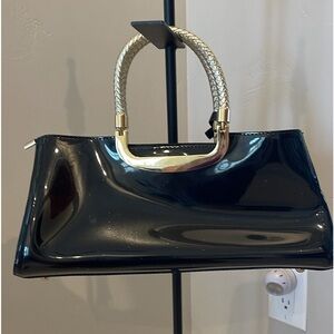 Black purse 13.5”L x 4” x 6”H